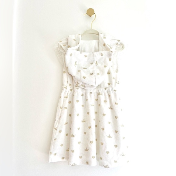 DISNEY Store Girls 3T Princess Swim Cover up Hooded Terrycloth - Like New - Picture 4 of 6